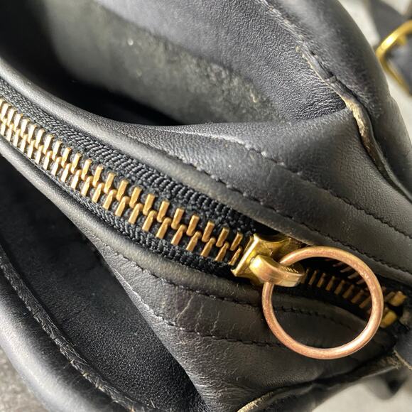 Vintage 90s Coach Sutton Crossbody Legacy Leather Black - Picture 9 of 12